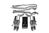Armytrix Stainless Steel Valvetronic Catback Exhaust System Quad Blue Coated Tips BMW M5 F10 2011-2017