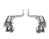 Armytrix Stainless Steel Valvetronic Catback Exhaust System Quad Matte Black Tips Mercedes Benz C63 AMG W204 2008-2014