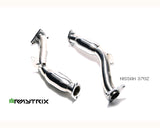 Armytrix Stainless Steel Valvetronic Catback Exhaust System Dual Matte Black Tips Nissan 370Z 2009-2020