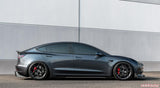 VR Aero Gloss Carbon Fiber Side Skirts Tesla Model 3 2018+