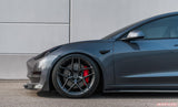 VR Aero Gloss Carbon Fiber Side Skirts Tesla Model 3 2018+