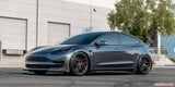 VR Aero Gloss Carbon Fiber Side Skirts Tesla Model 3 2018+