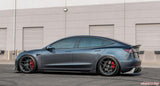 VR Aero Gloss Carbon Fiber Side Skirts Tesla Model 3 2018+