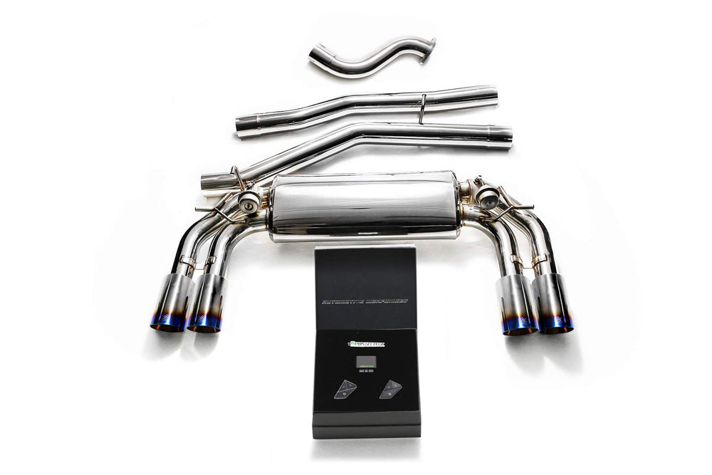 Armytrix Stainless Steel Valvetronic Catback Exhaust System Quad