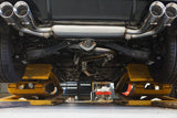 Armytrix Stainless Steel Valvetronic Catback Exhaust System Quad Matte Black Tips Volkswagen Golf R MK7 2014-2016