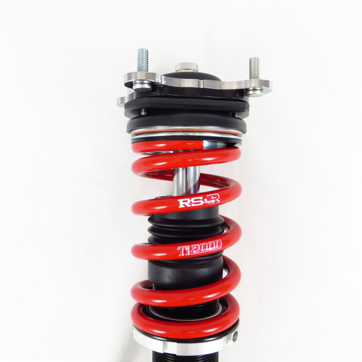 JCW Sport suspension with coil springs in Red