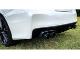 MBRP Subaru WRX/STI Armor Pro Quad Rear Exit Axle-Back Exhaust with Carbon Fiber Exhaust tips 2011-2021