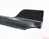 VR Aero Gloss Carbon Fiber Side Skirts Tesla Model 3 2018+
