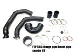 FTP BMW S55 Charge Pipe + Boost Pipe Combo V2 for F80 M3/F82 M4