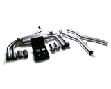 Armytrix Stainless Steel Valvetronic Catback Exhaust System Quad Matte Black Tips Audi S3 8V Sedan 2.0 Turbo 2013-2021