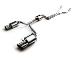 Armytrix Stainless Steel Valvetronic Catback Exhaust System Quad Chrome Silver Tips Audi A4/A5 | S4/S5 3.0L TFSI 2009-2015