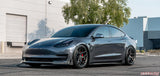 VR Aero Gloss Carbon Fiber Front Lip Spoiler Tesla Model 3 2018+