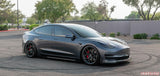 VR Aero Gloss Carbon Fiber Front Lip Spoiler Tesla Model 3 2018+