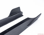 VR Aero Matte Carbon Fiber Side Skirts Tesla Model 3 2018+