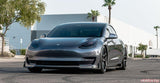 VR Aero Gloss Carbon Fiber Front Lip Spoiler Tesla Model 3 2018+