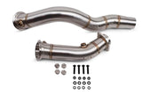 VRSF 3″ Cast Race Downpipes 15-19 BMW M3, M4 & M2 Competition S55 F80 F82 F87 (Cerakote High Temp Coating)