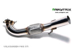 Armytrix High-Flow Performance Race Downpipe | Secondary Downpipe 76mm Volkswagen Golf MK6 R20 2010-2014