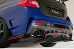 Varis Arising II Rear Bumper for 2015-19 Subaru WRX STi [VAB/VAG] VASU-209