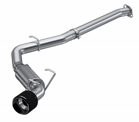 MBRP GR86/FRS/BRZ Armor Pro Single Exit Cat-Back Exhaust with Carbon Fiber Exhaust tip 2013-2022+